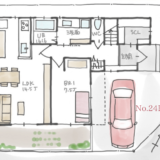 完全同居型二世帯住宅のプライバシー確保しやすい間取り【35坪4LDK２階建】