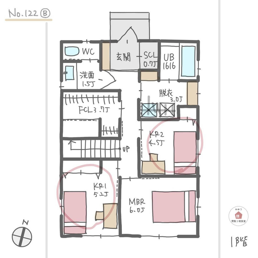 子ども部屋は完全個室