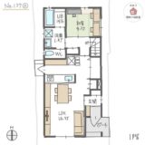 居心地の良さを大事にした、間口の狭い都市型住宅間取り【28坪4LDK2階建】No.137A